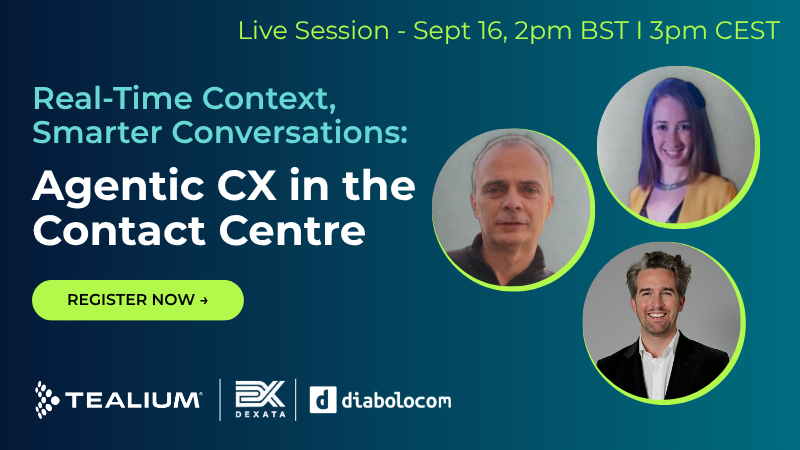 Live session with experts from Dexata, diabolocom & Tealium